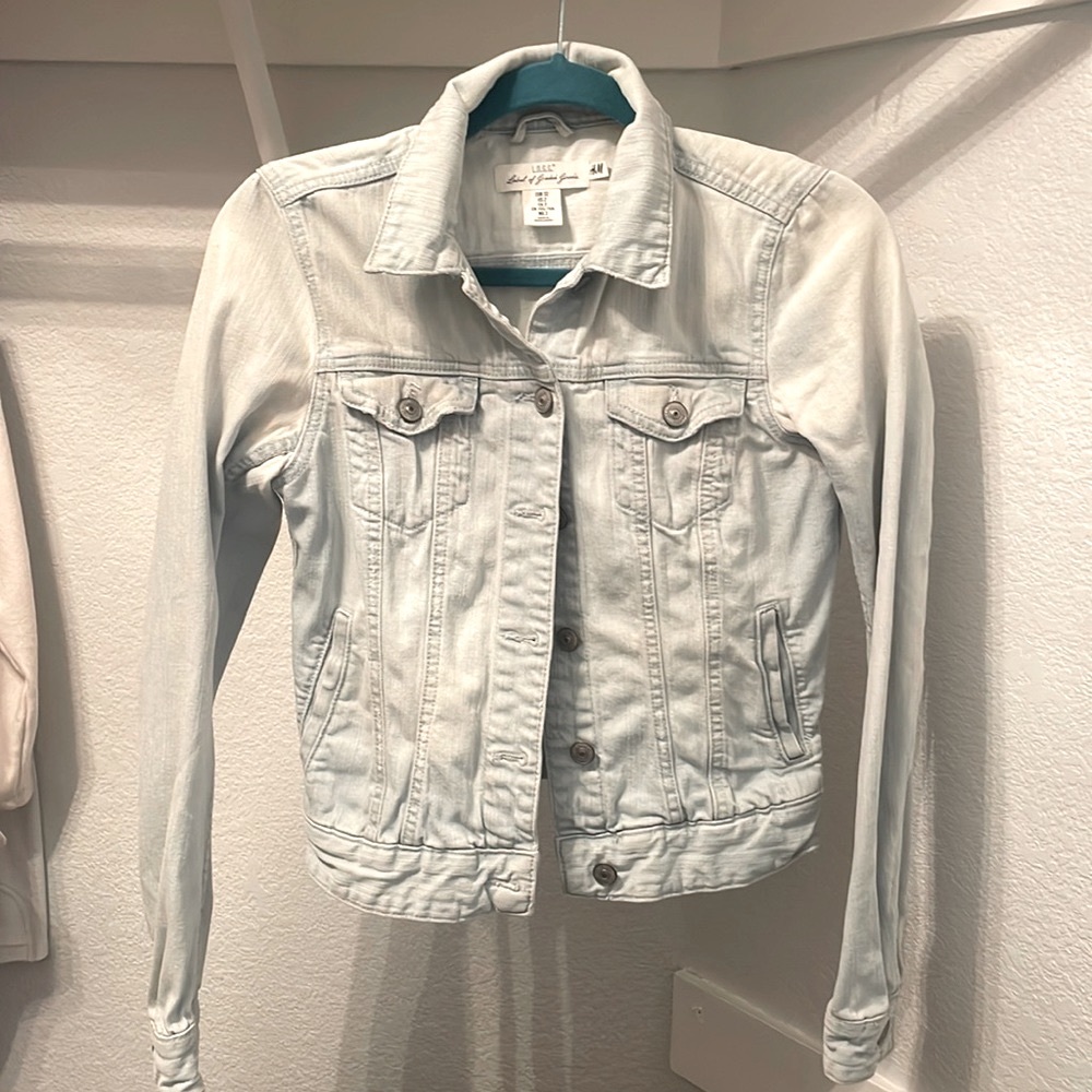 Jean Jacket H&M white washed